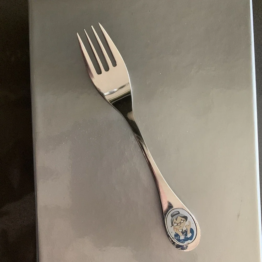 WILKENS Max & Moritz 4pc flatware set KINDERBESTECK EDELSTAHL 18/8 fork spoons